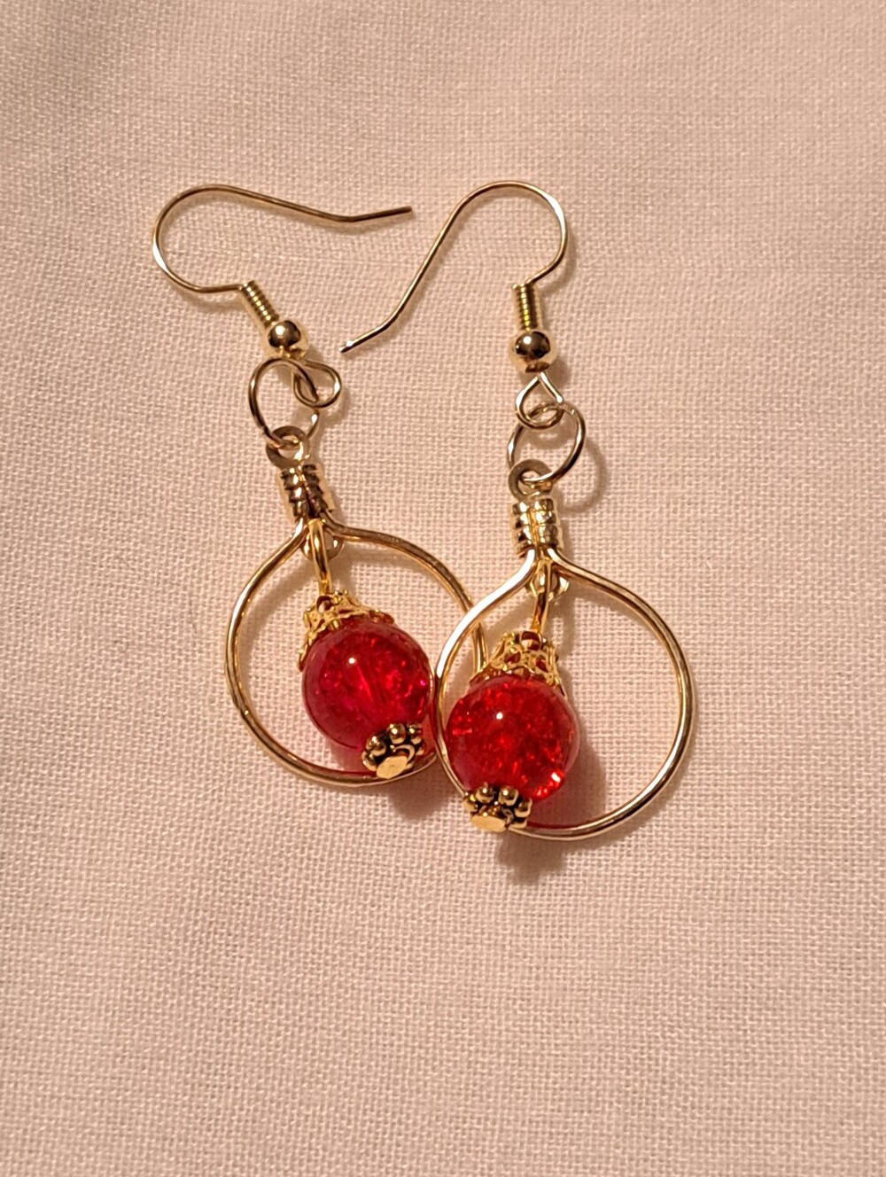 Dark Pink Barbie Themed Earrings
